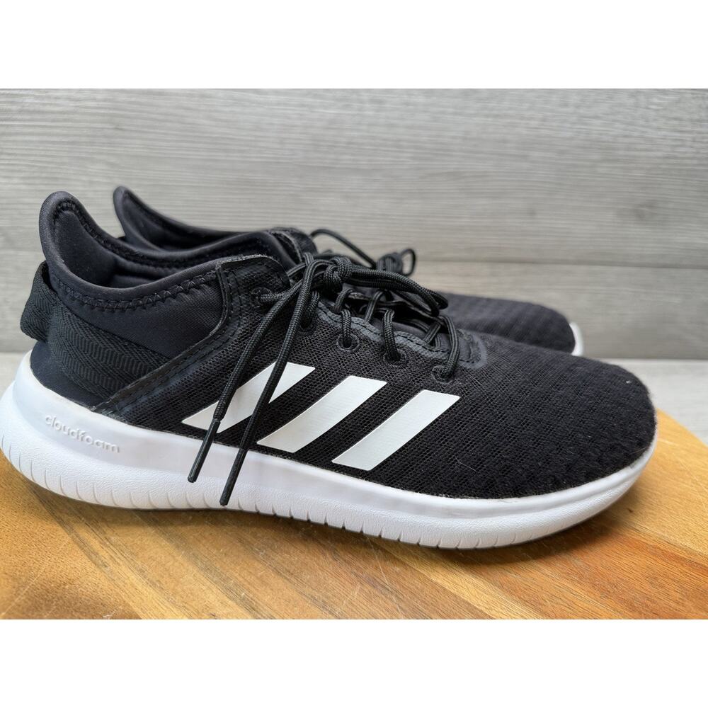 Adidas Womens Cloudfoam QT Flex CG5762 Black Running Shoes Sneakers Size 8
